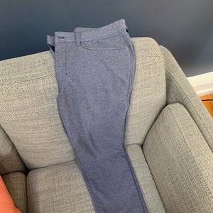 LuLuLemon Slim ABC Pant 33x32 Utilitech in Iron Blue